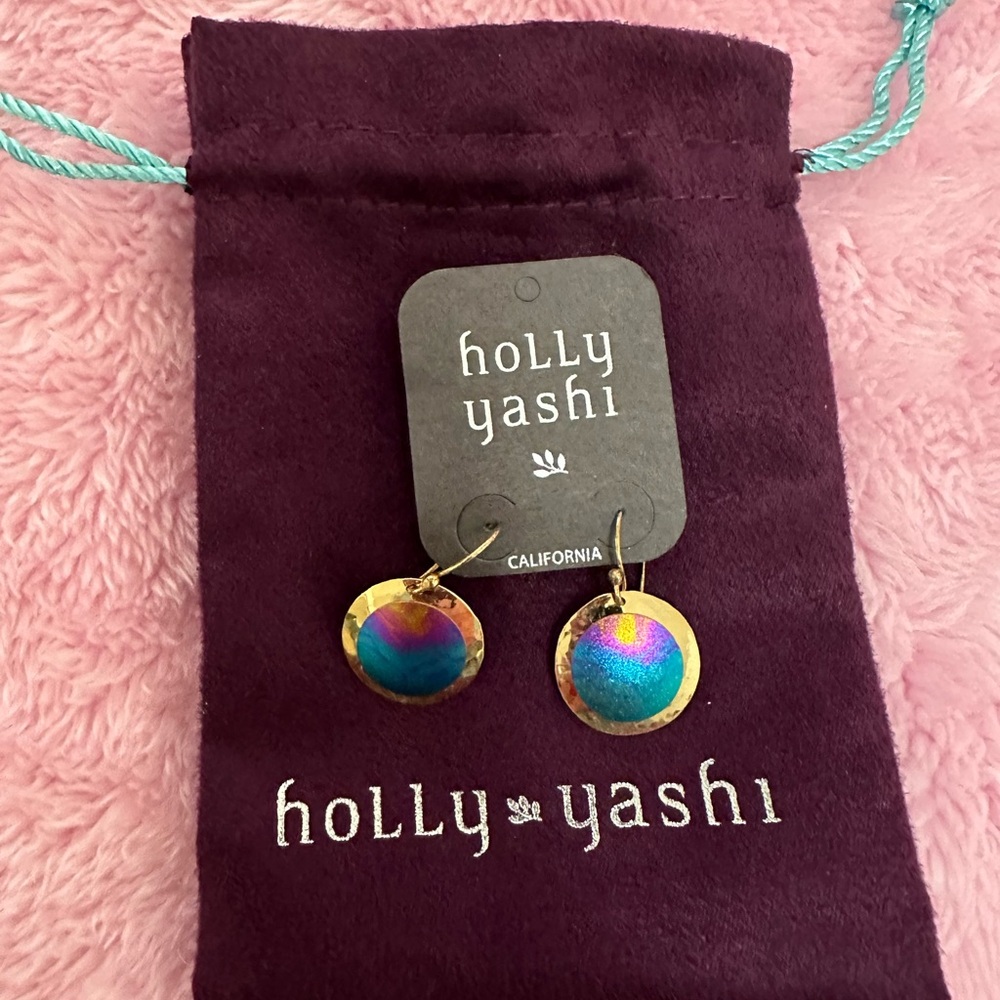 Holly Yashi Colorful Round Earrings